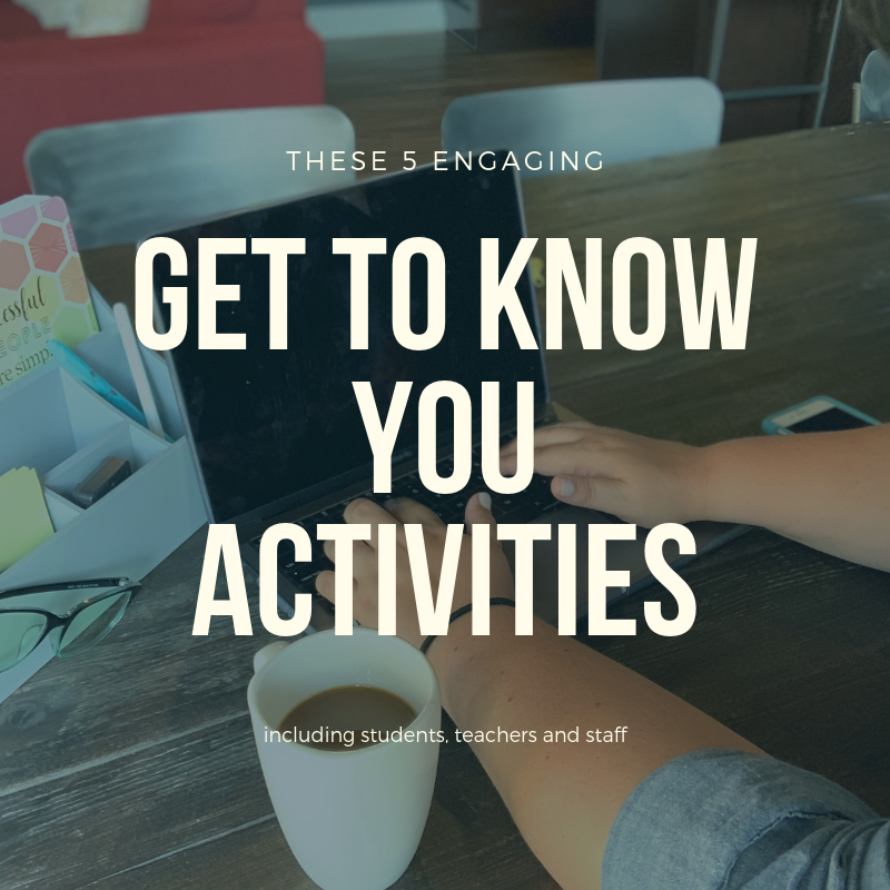 5 get to know you activities