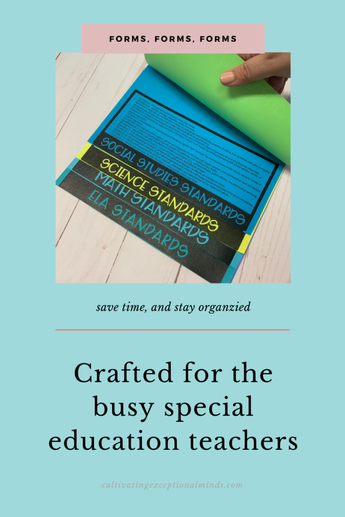Sped Files Design 10 sped forms to make life easier • Cultivating Exceptional Minds