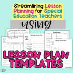 The Power of Special Education Lesson Plan Template • Cultivating ...