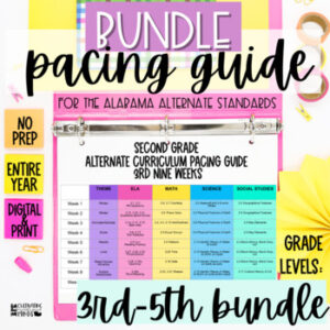 Alabama Alternate Achievement Standards Curriculum Pacing Guide 3-5