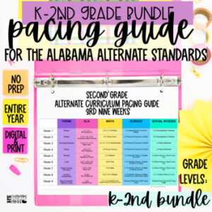 Alabama Alternate Achievement Standards Curriculum Pacing Guide K-2