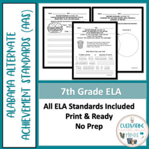 Alabama Alternate Achievement Standards- ELA Seventh Grade