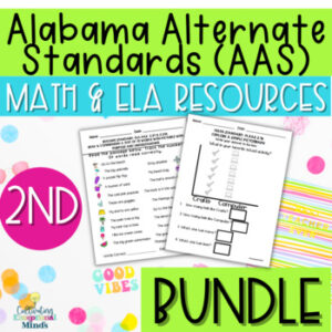 Alabama Alternate Achievement Standards Second Grade Bundle (ELA & Math)