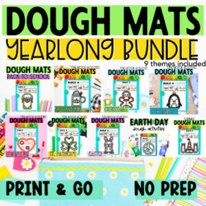 Dough Bundle Special Education fine motor morning bins homeschool prek yearlong