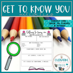 Get To Know You Activities