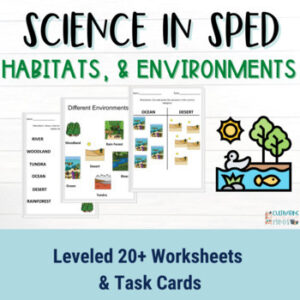 Habitats Animal habitat Adapted Science Units for Special Education ...