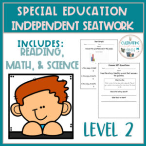 Independent Skill Work for Special Education Students-Level 2