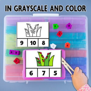 Ladybug Math Task boxes for special education | end of year activities - Image 3