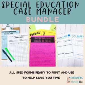 Special Education Forms- Bundle