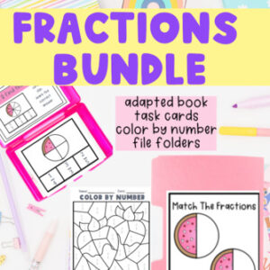 Valentines Day Special Education February Color By Numbers Task Cards Special ed