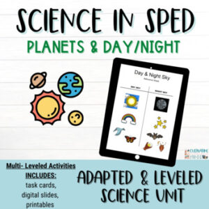 solar system special education | Adapted Science Units Special Education